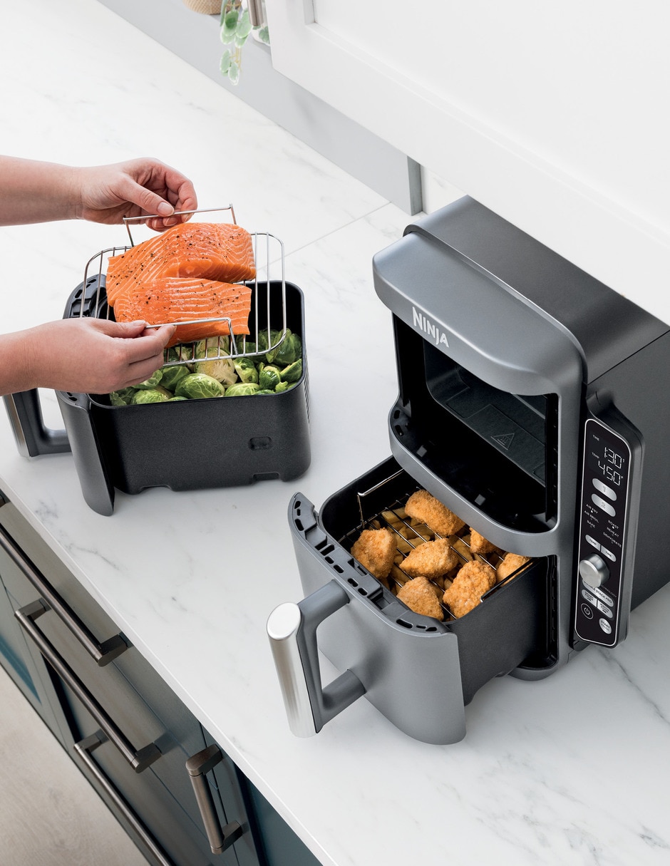 Freidora de aire con compartimento doble  Doublestack 9.5 L SL401LAA 5