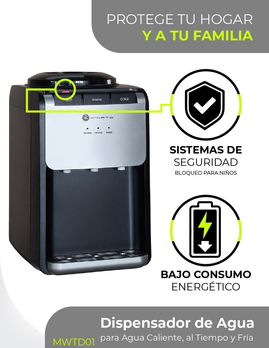 Dispensador de agua eléctrico MWTD01 13