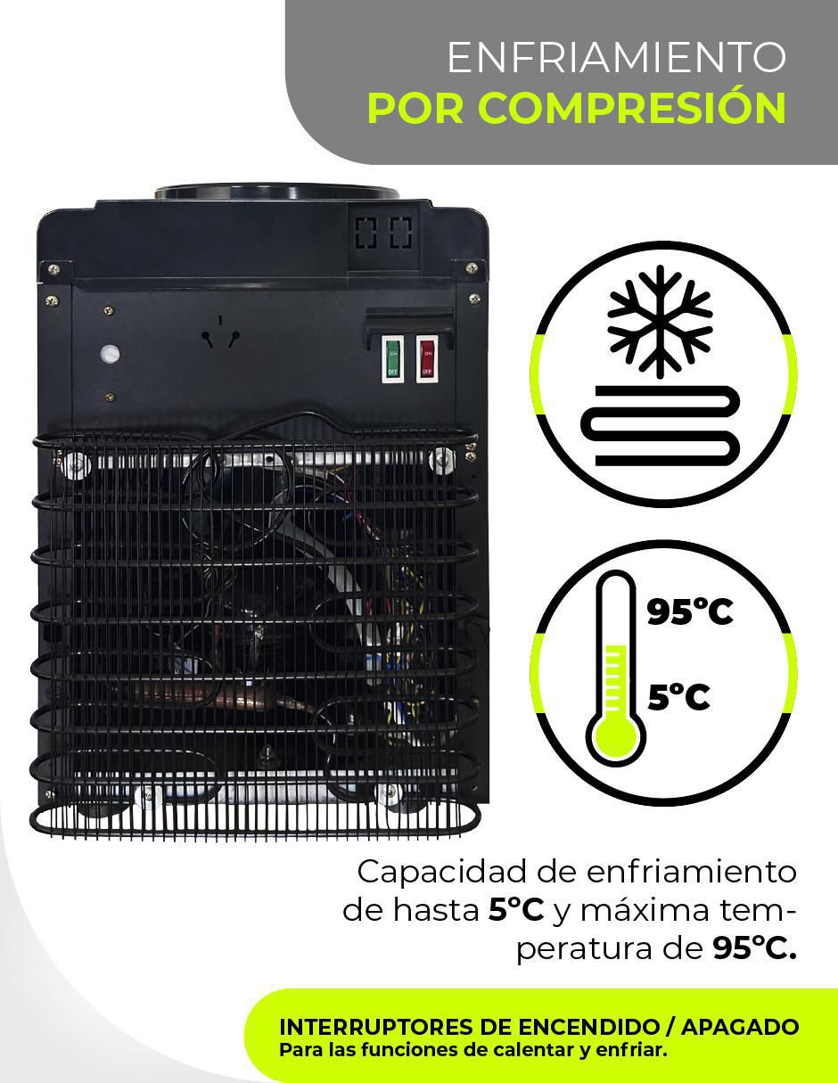Dispensador de agua eléctrico mwtd02 6