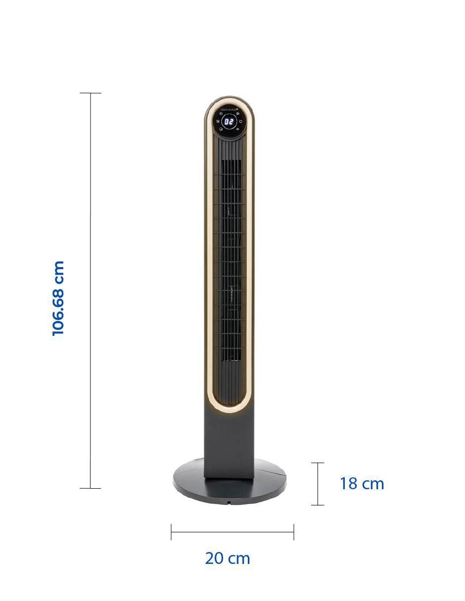 Ventilador de torre con control remoto 4 velocidades 11