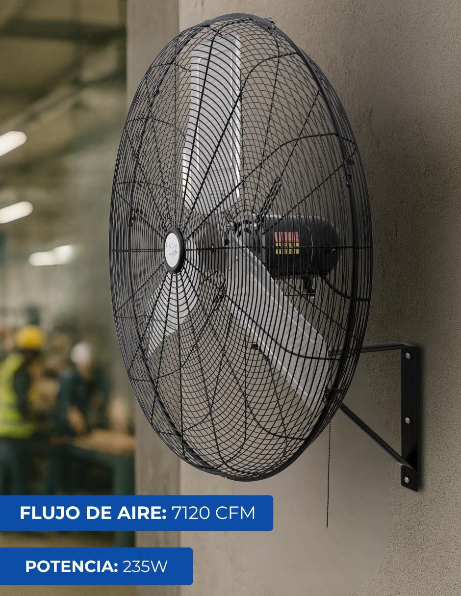 Ventilador de pared 3 velocidades 7