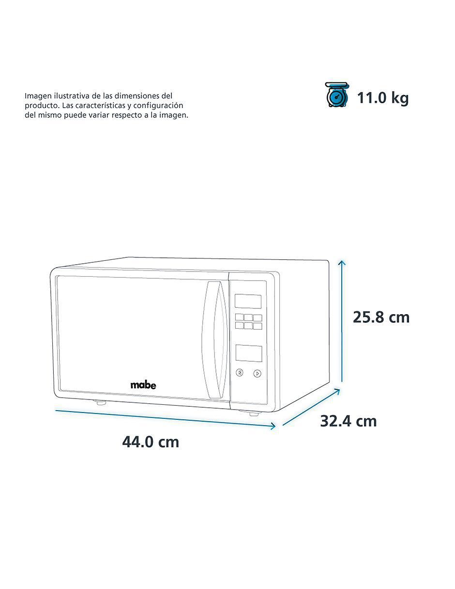 Horno de microondas convencional Modelo Eco 120 V de 0.7 pies 4