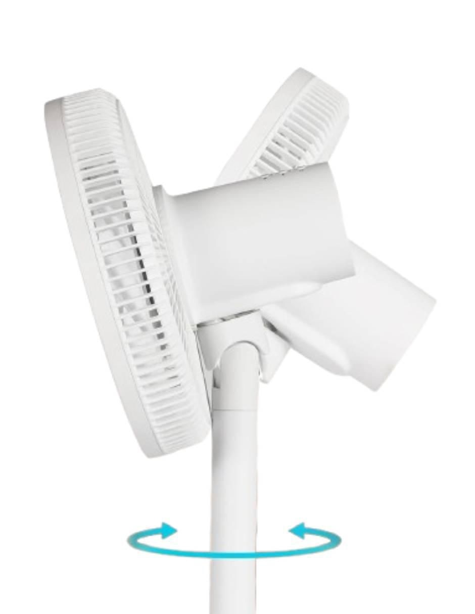 Ventilador de mesa con control remoto 3 velocidades 2
