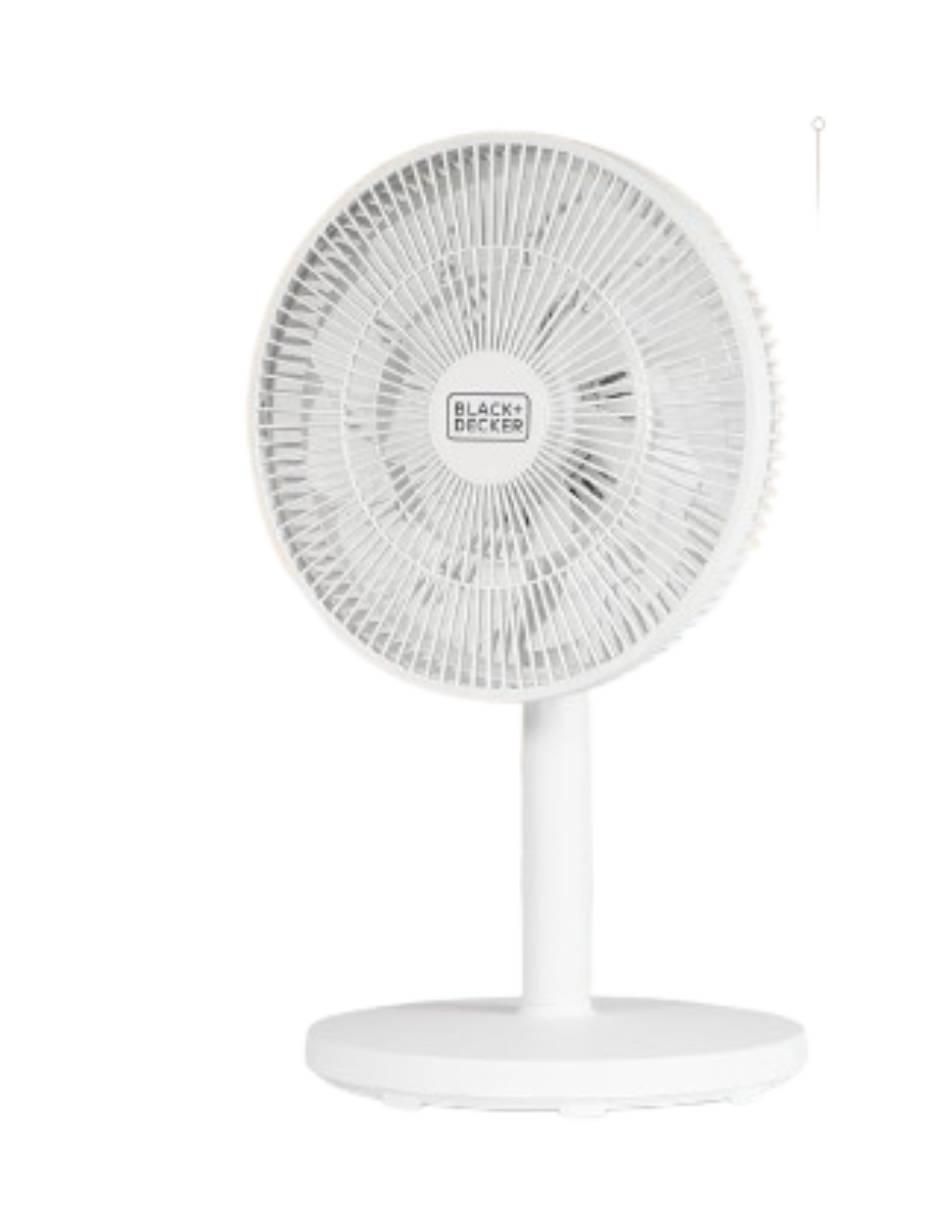 Ventilador de mesa con control remoto 3 velocidades 4