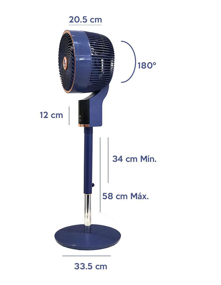 Ventilador de pedestal control remoto 3 velocidades 4