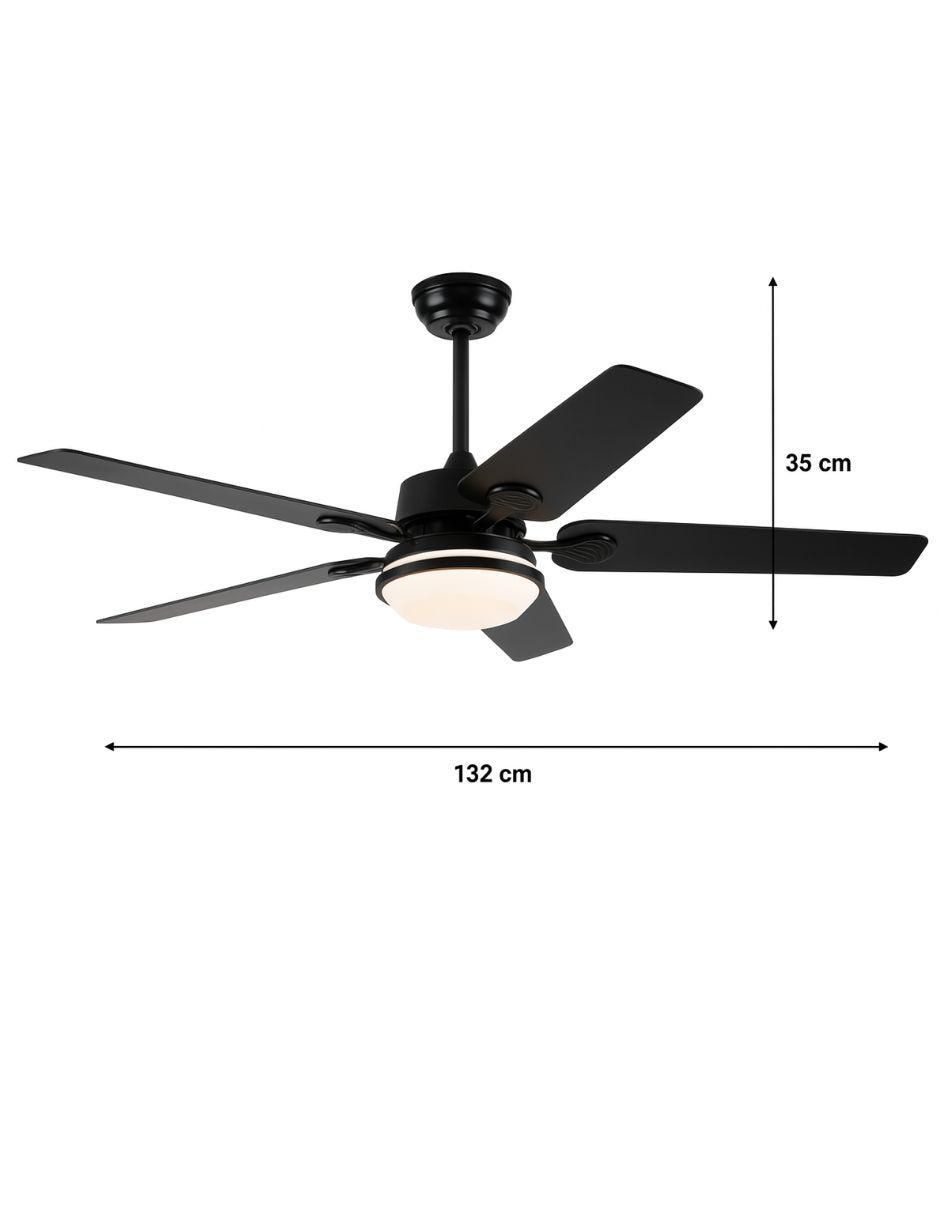 Ventilador de techo con control remoto 6 velocidades 4
