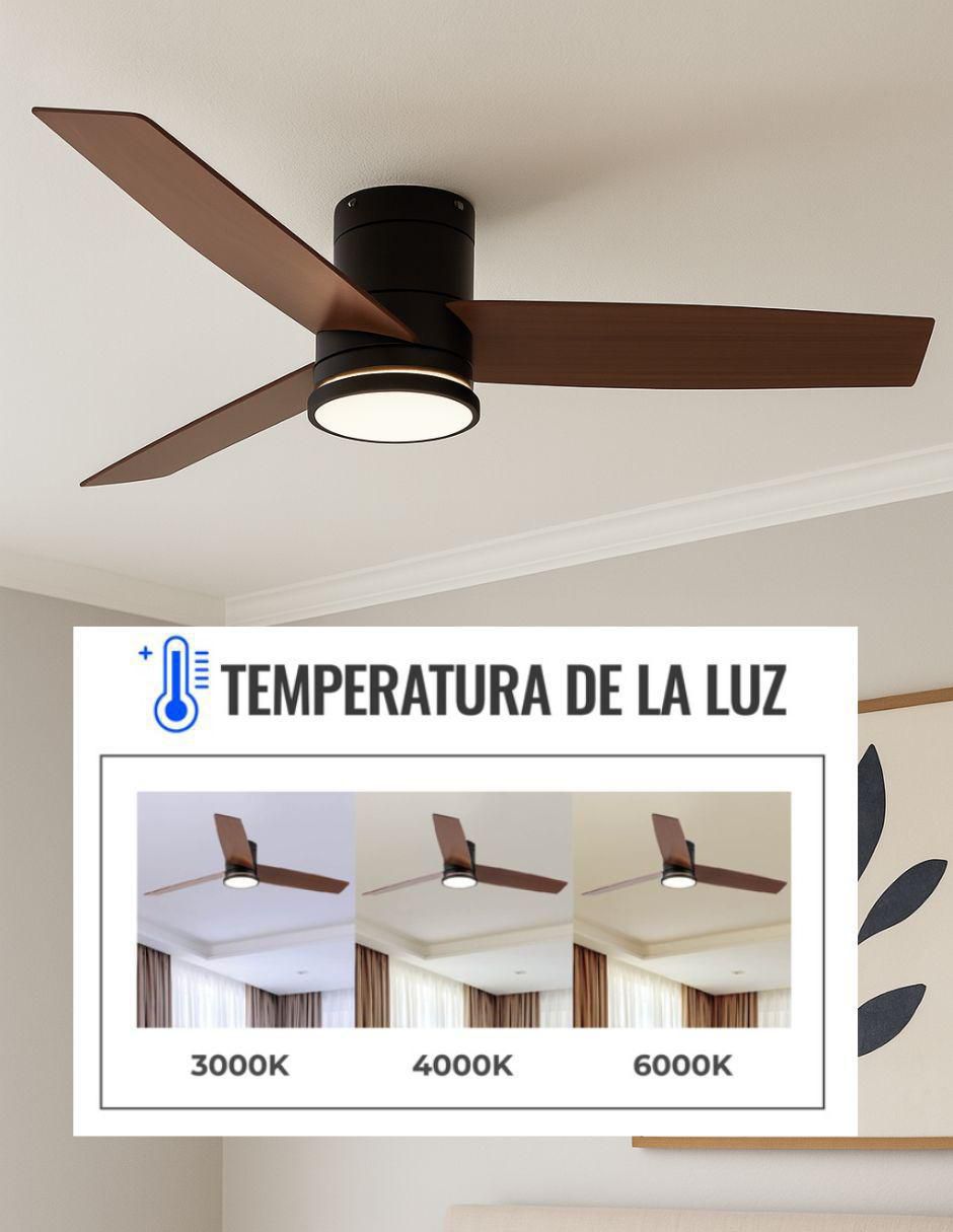 Ventilador de techo con control remoto 6 velocidades 3