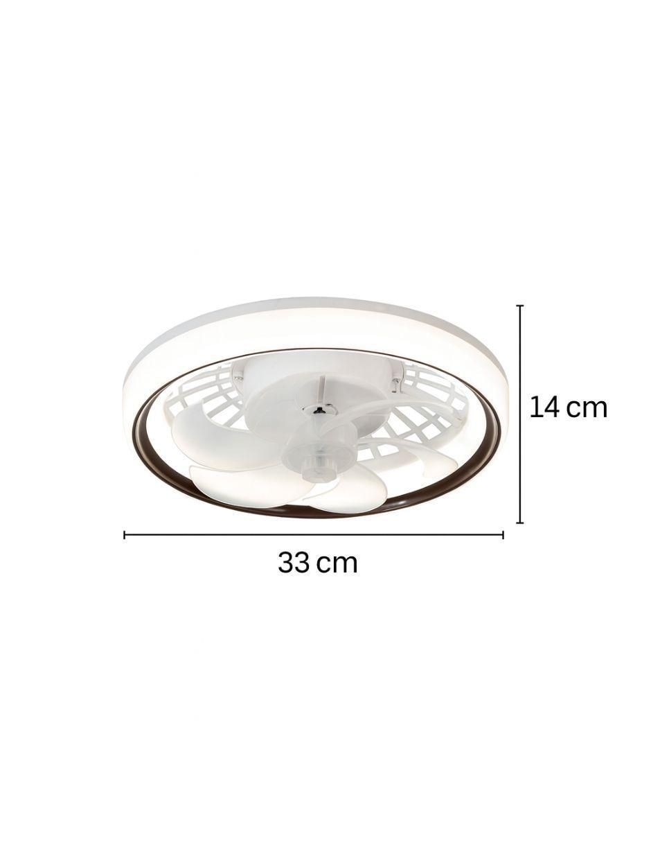 Ventilador de techo con control remoto 4 velocidades 5