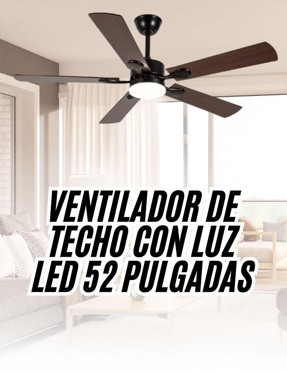 Ventilador de techo con control remoto 6 velocidades 2