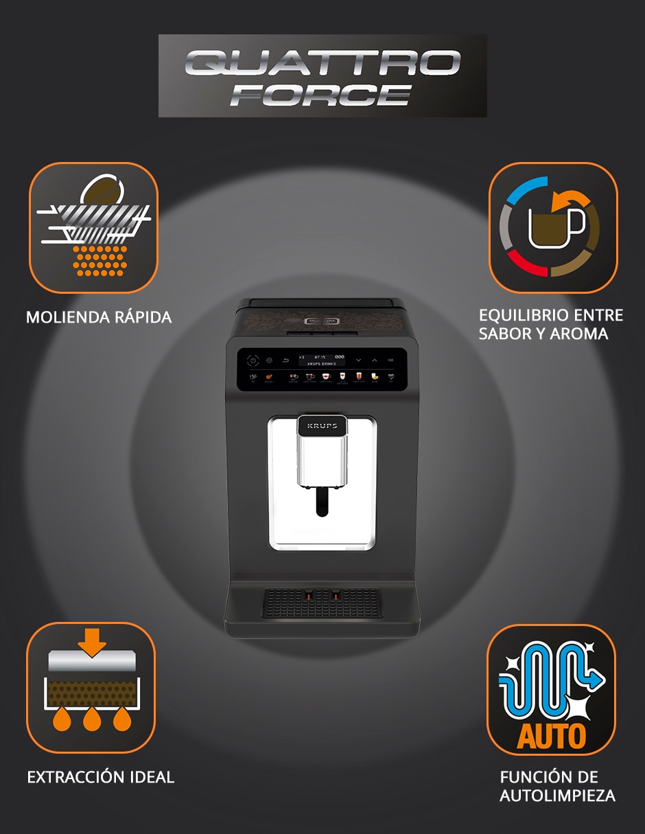 Cafetera super automática Espresso Full Automat EA895GX0 4
