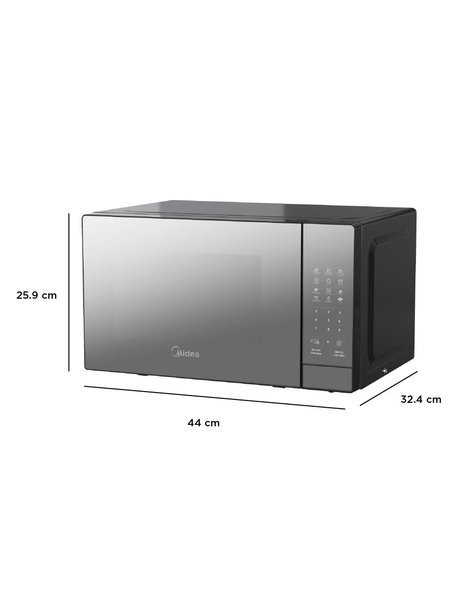 Horno de microondas convencional modelo 
MMDR07S2MB de 0.7 pies 7