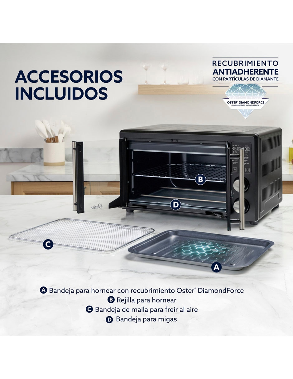 Horno eléctrico freidora tssttv42fddafnsb Puerta Francesa 42 l 3