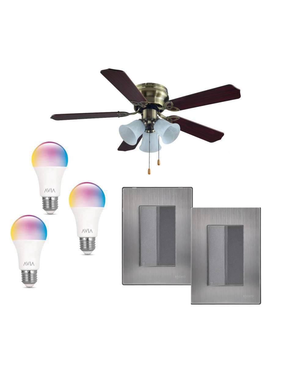 Set ventilador de techo 3 velocidades Set ventilador de techo 3 velocidades