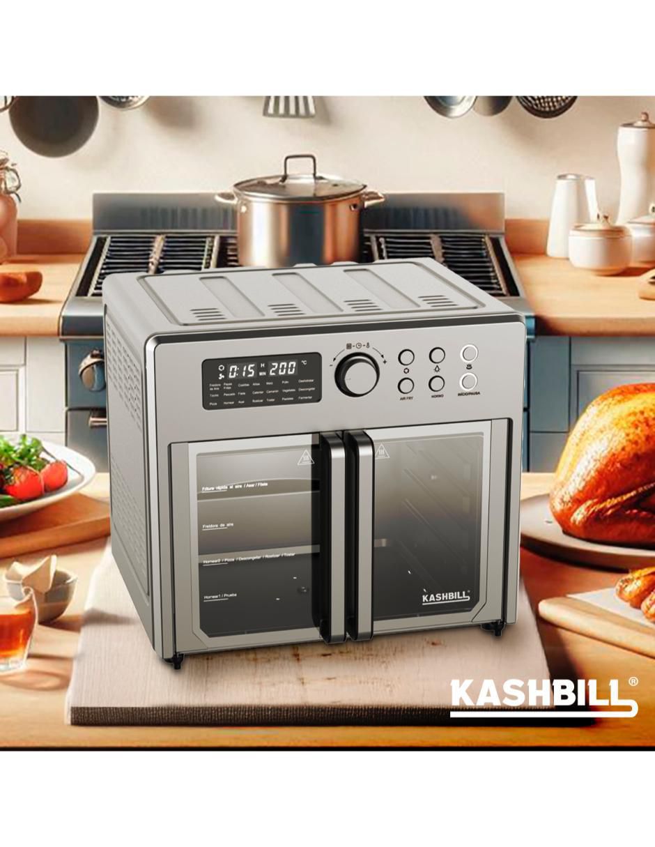 Horno eléctrico H10 puerta francesa 30 L 9