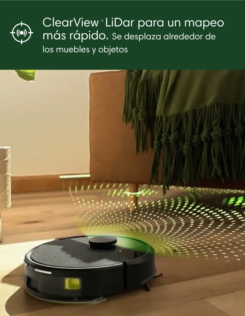 Aspiradora robot roomba combo 105 con conexión wi-fi 0.5 litros 9