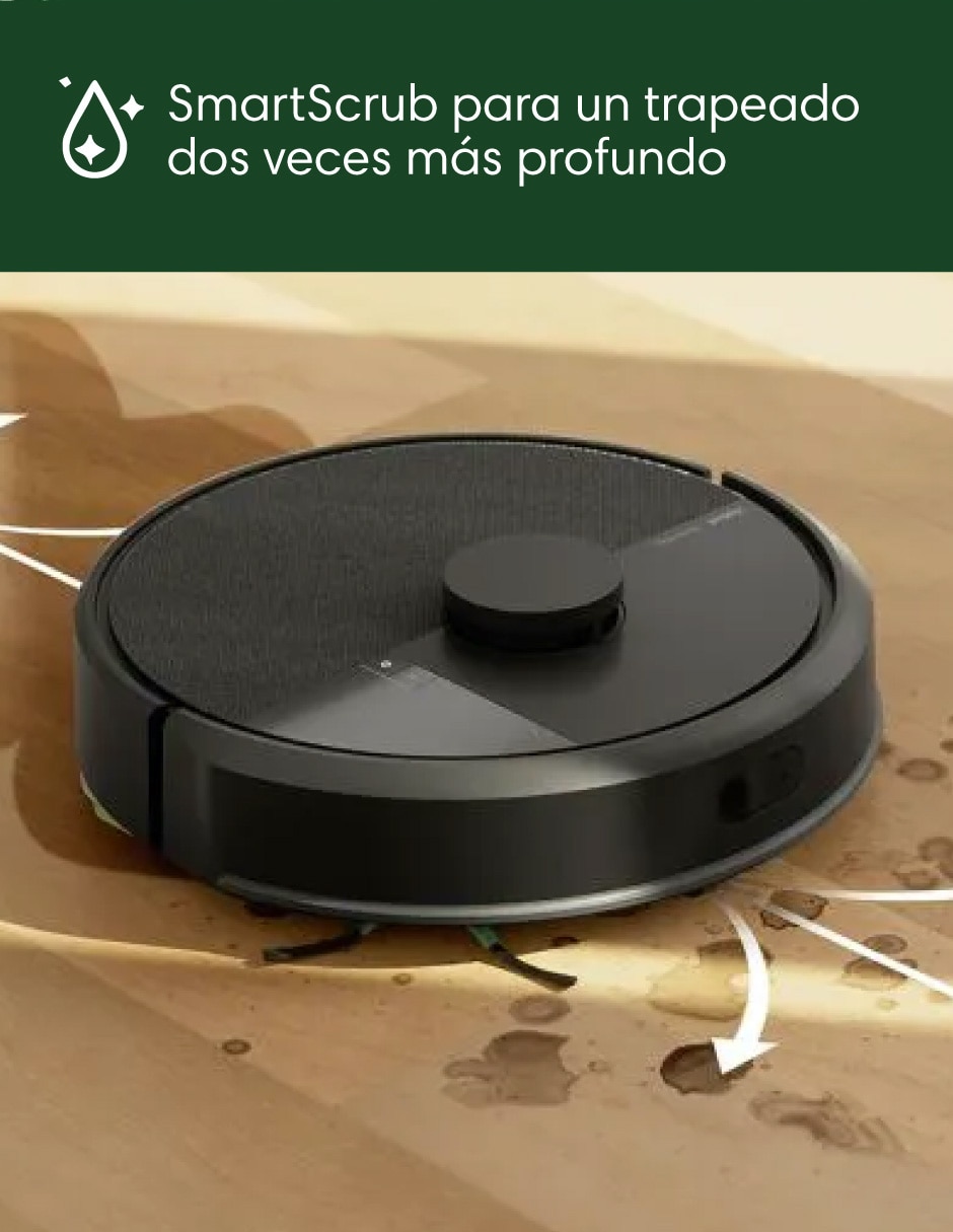 Aspiradora robot roomba combo 105 con conexión wi-fi 0.5 litros 10