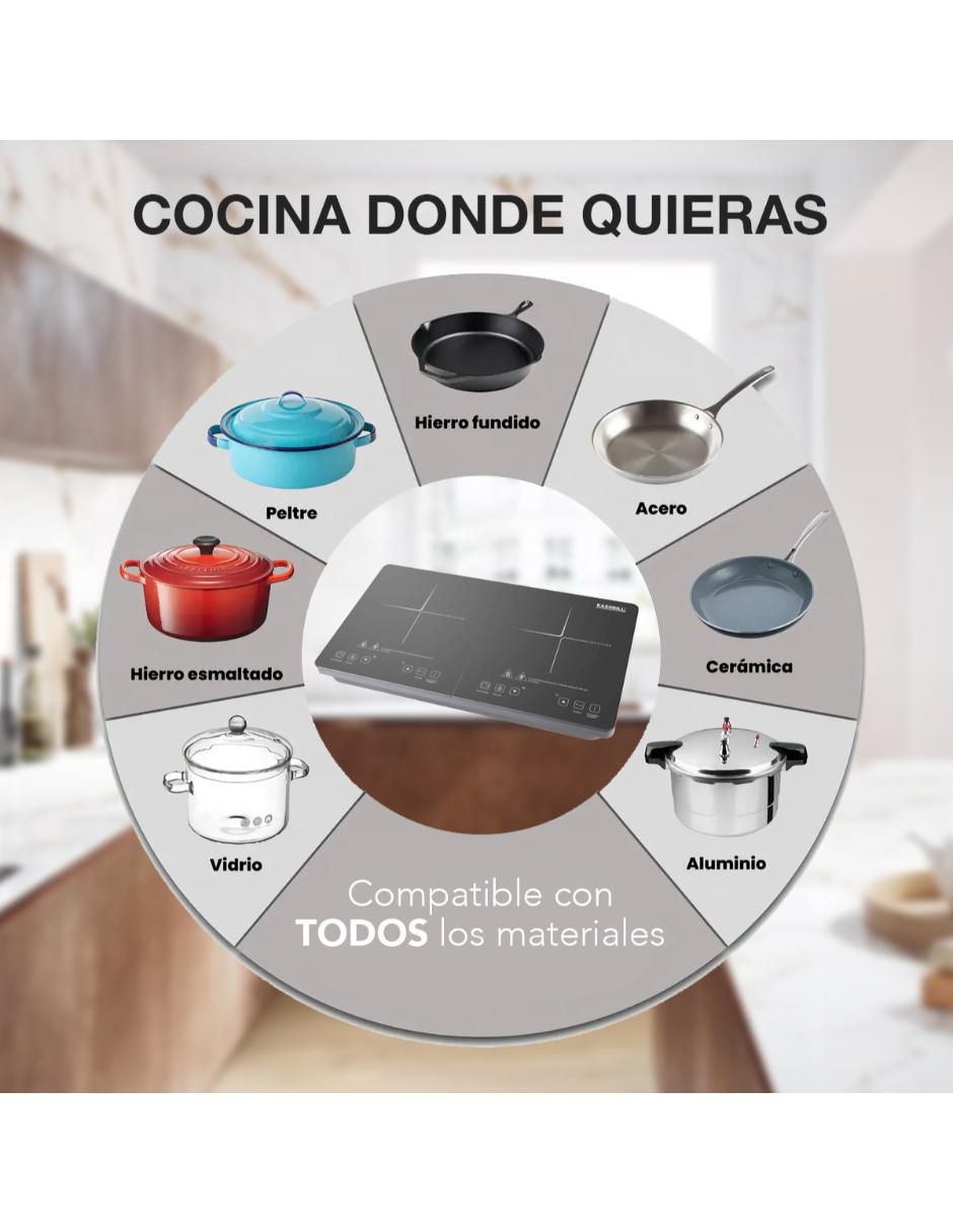 Parrilla eléctrica 123 de vitrocerámica 3