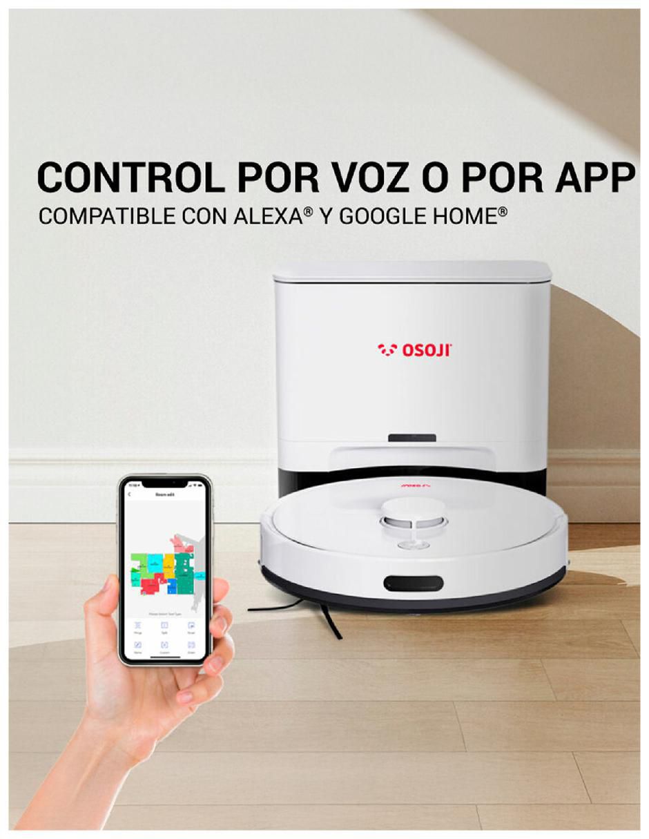 Aspiradora robot d1000 pro 300 ml 2