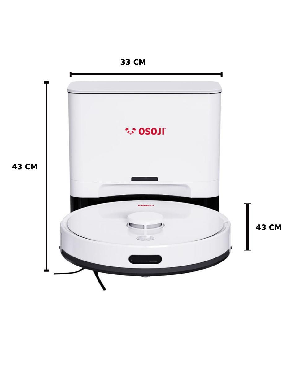 Aspiradora robot d1000 pro 300 ml 8