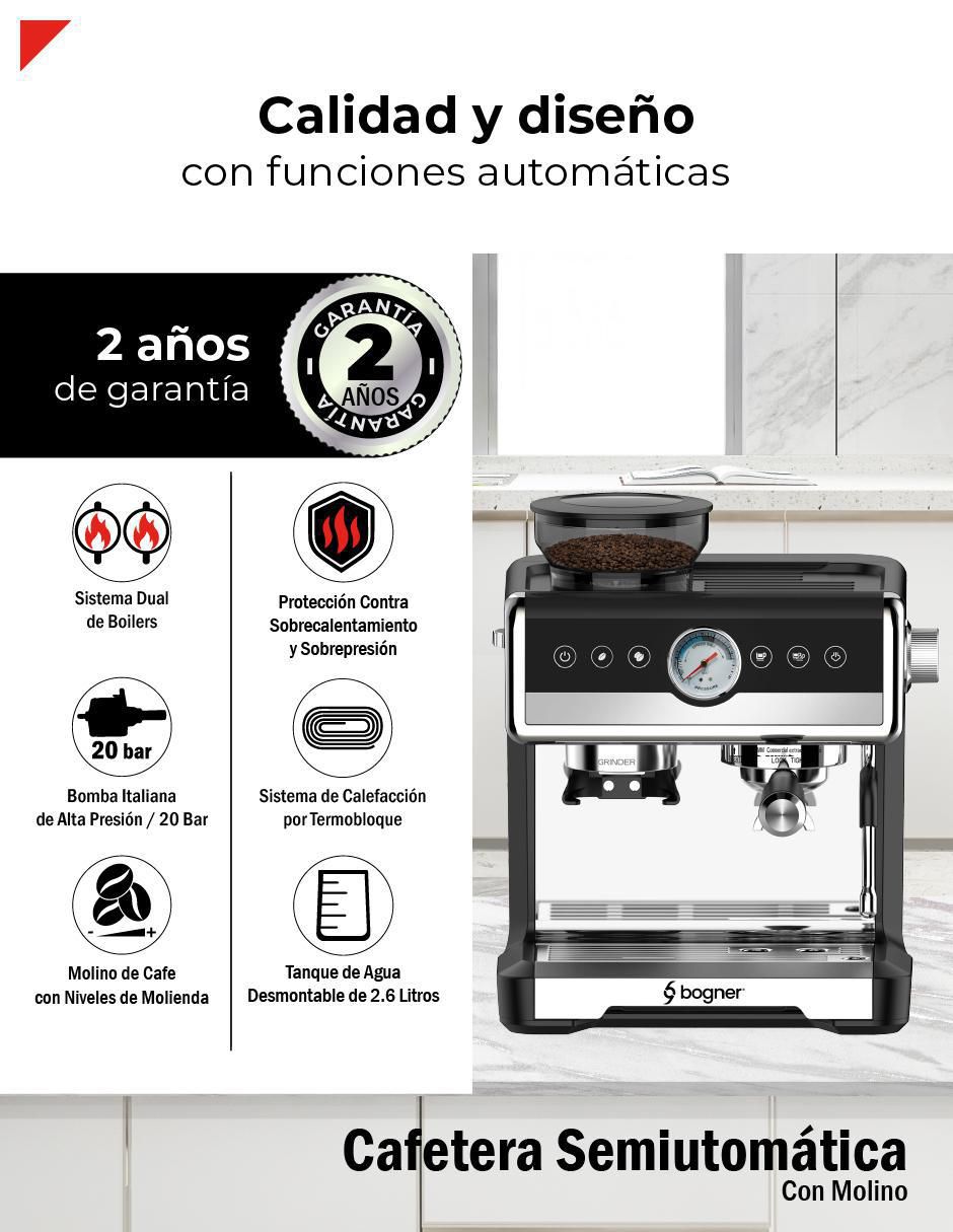 Cafetera con molino BDCM22 8