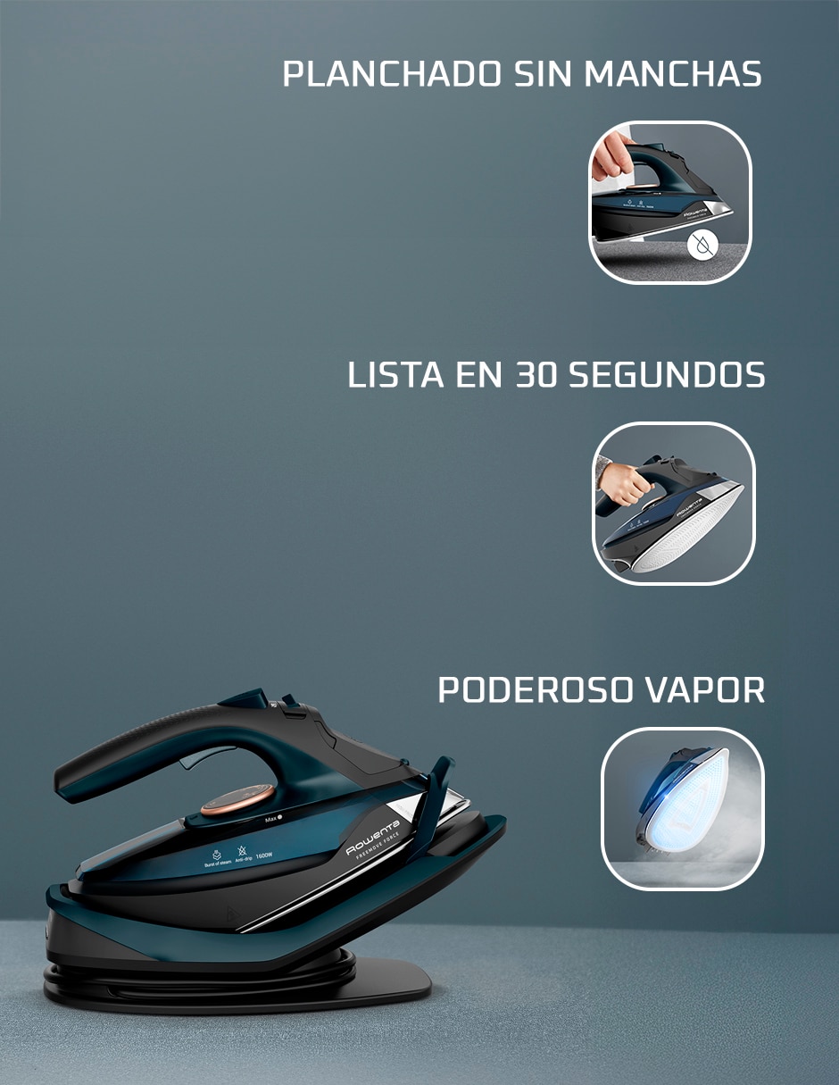 Plancha DE6735U0 suela acero inoxidable 4