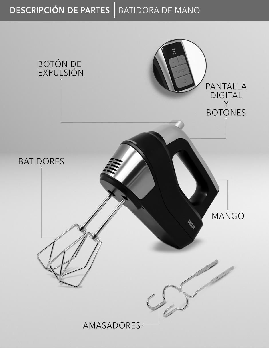 Batidora manual 5 velocidades + 1 turbo RC-73 4