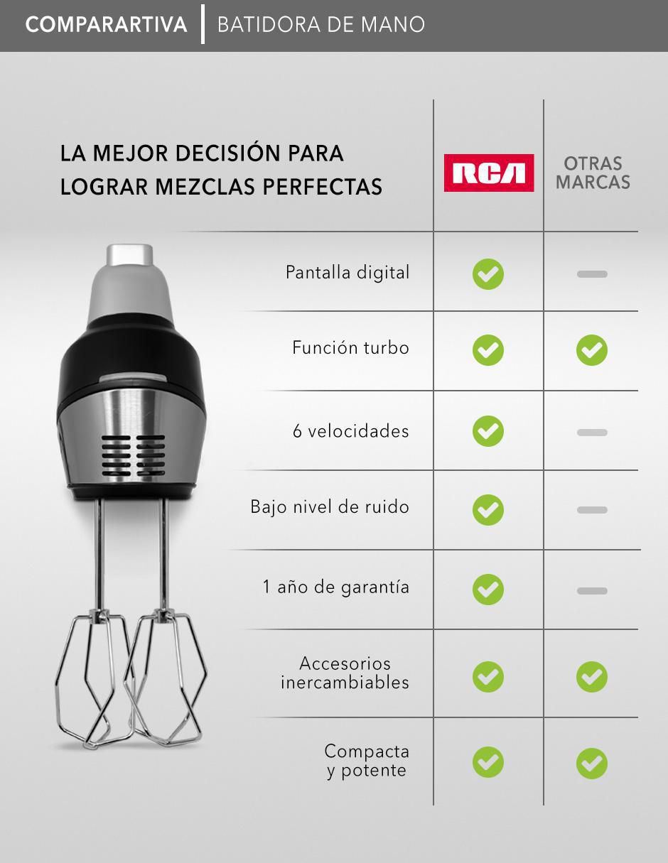 Batidora manual 5 velocidades + 1 turbo RC-73 9