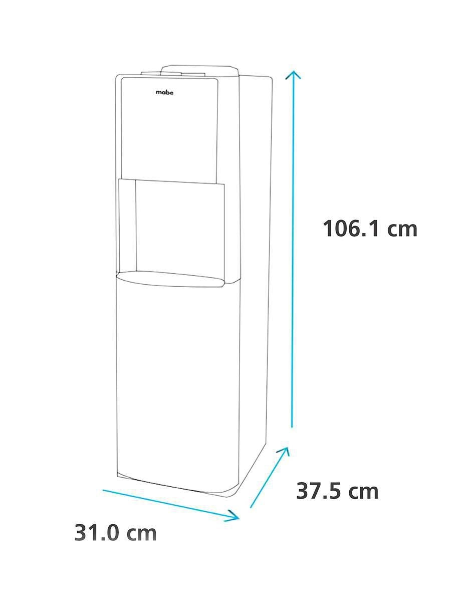 Dispensador de agua eléctrico EMBL1TN 7