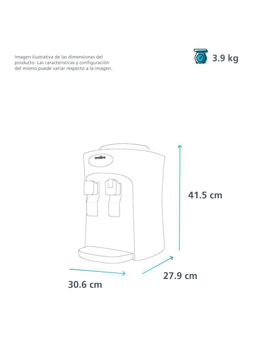 Dispensador de agua eléctrico EMM2PS 3