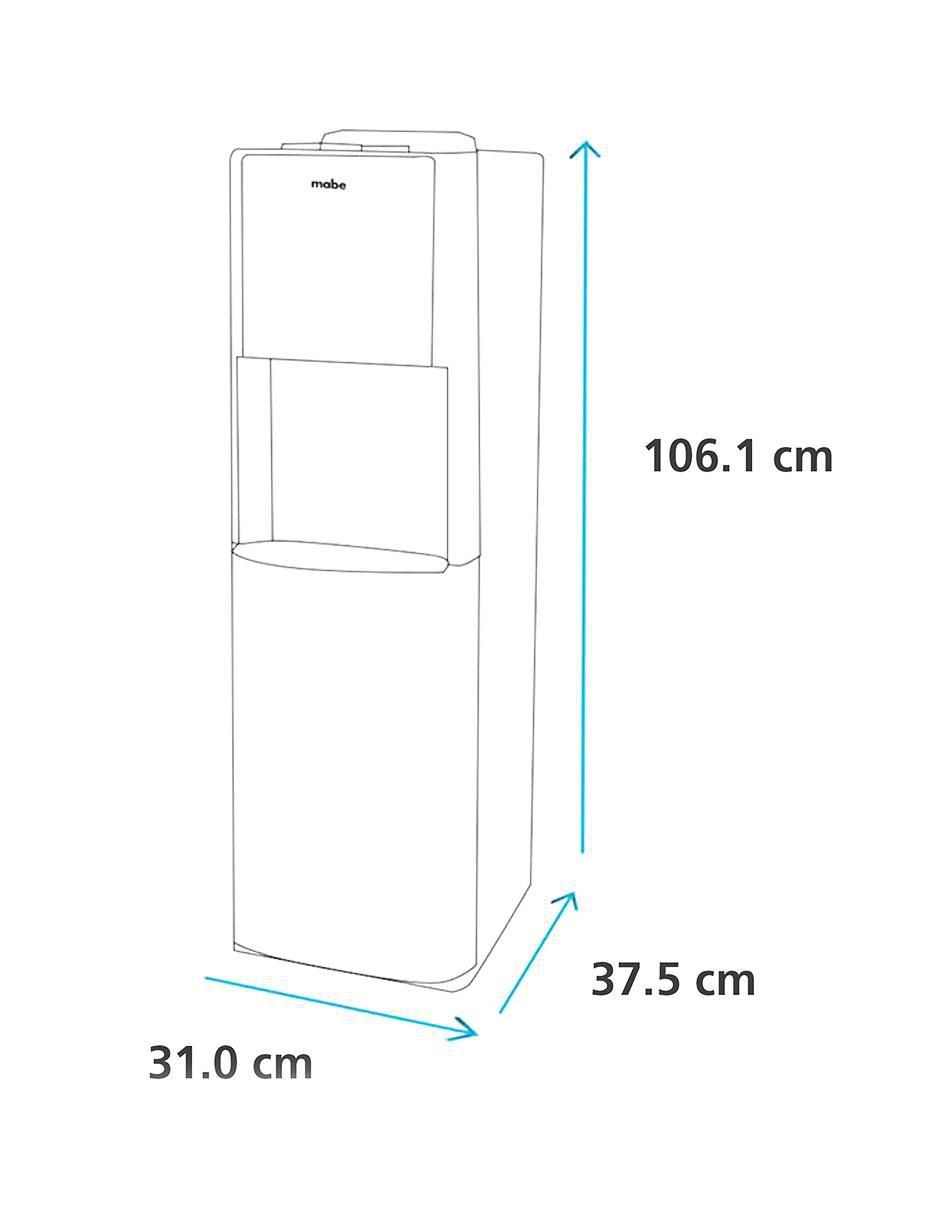 Dispensador de agua eléctrico EMBL1TN 5