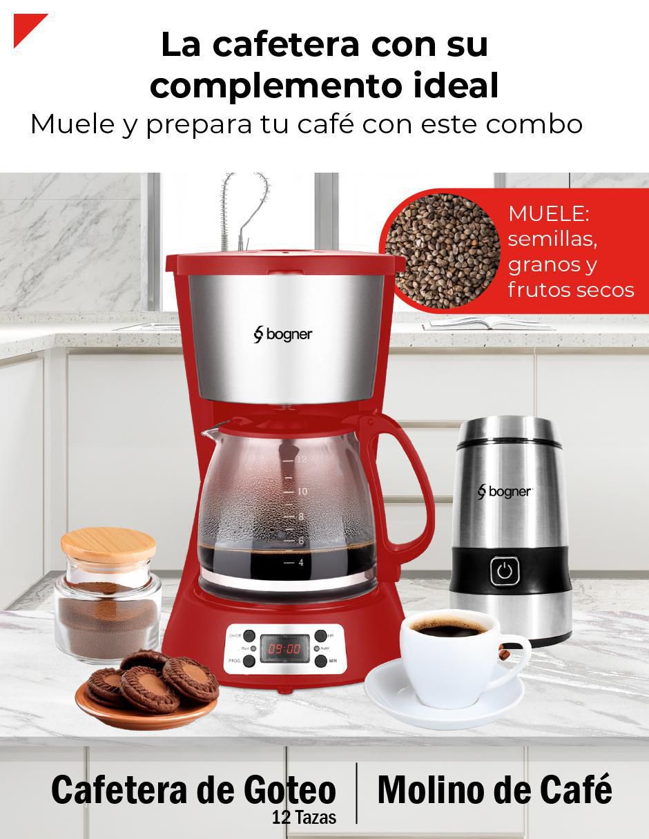Set cafetera de goteo + molino BDCM12R-BCG01 2