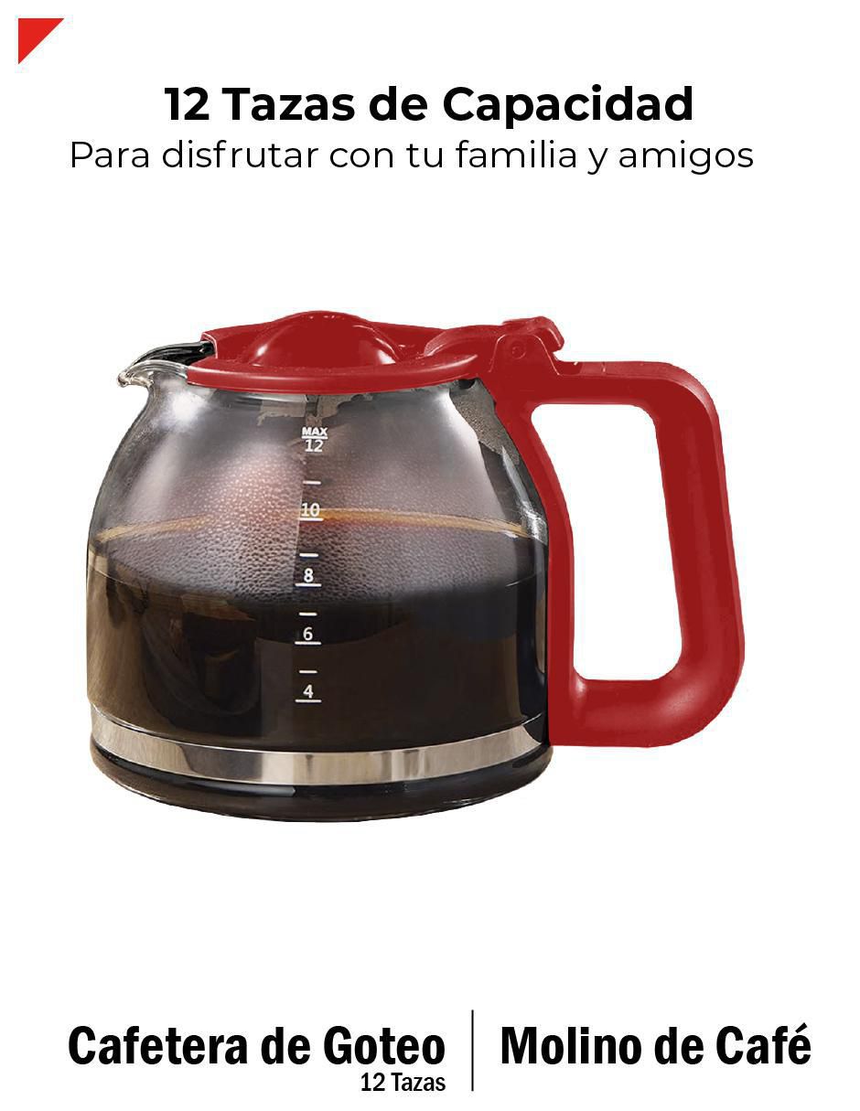 Set cafetera de goteo + molino BDCM12R-BCG01 8