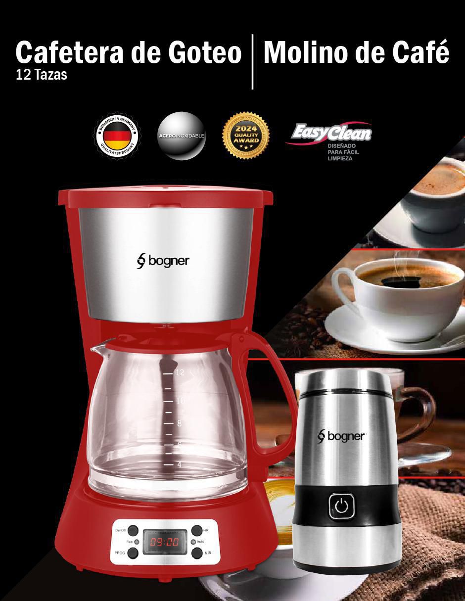 Set cafetera de goteo + molino BDCM12R-BCG01 9
