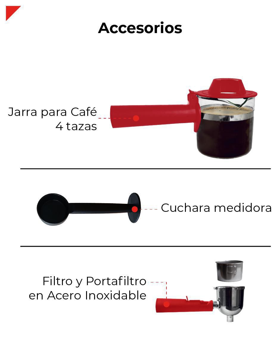 Cafetera Espresso Bcm35r-bcg01 6