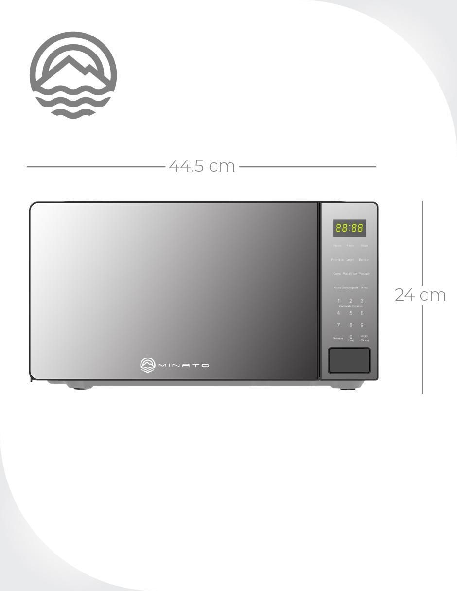 Horno de microondas convencional modelo MMW07 de 0.7 pies cúbicos 17