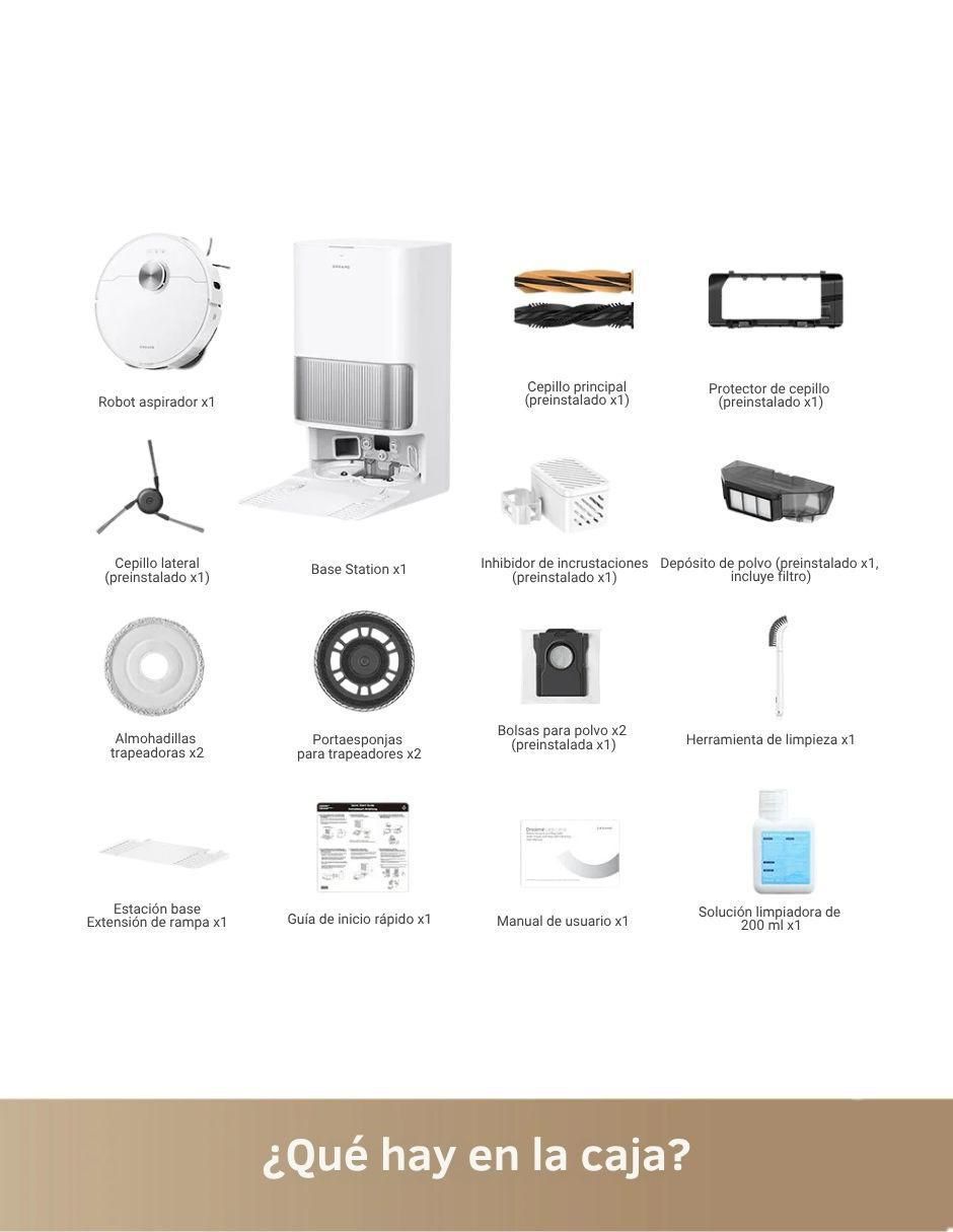 Aspiradora robot dreame l40s ultra 3 litros 10