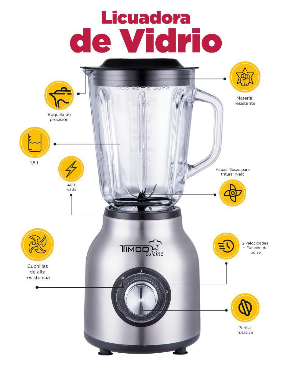 Licuadora LICX921L 2 velocidad(es) 3