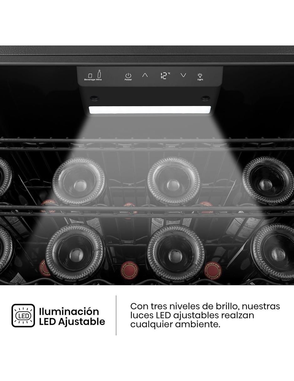 Enfriador de vinos HWS054B1ASD capacidad de 50 a 59 botellas 7