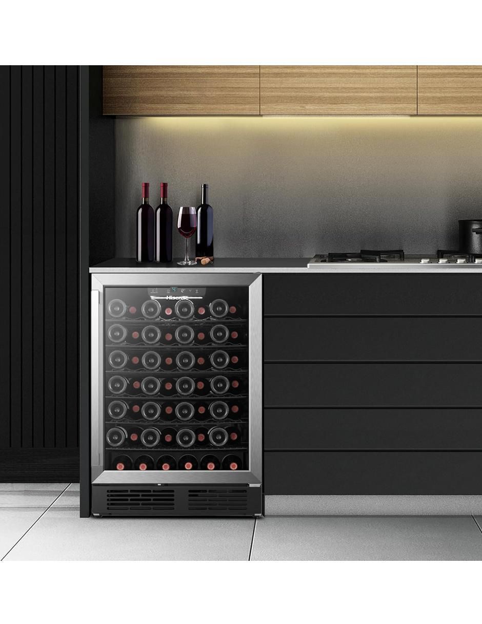 Enfriador de vinos HWS054B1ASD capacidad de 50 a 59 botellas 8