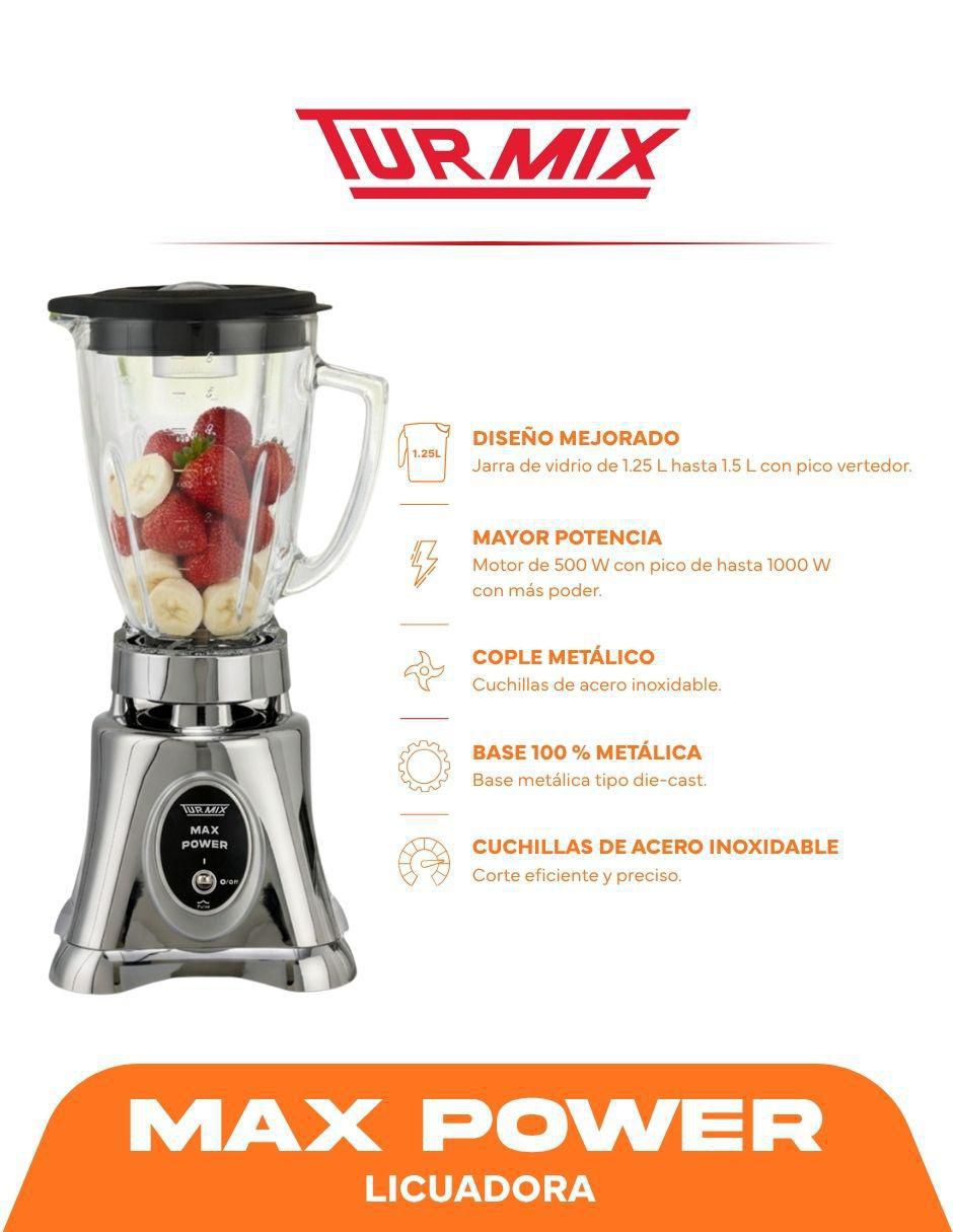 Licuadora Max Power 1 velocidad 2