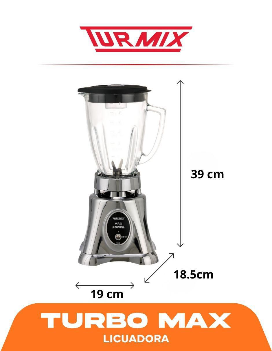 Licuadora Max Power 1 velocidad 4