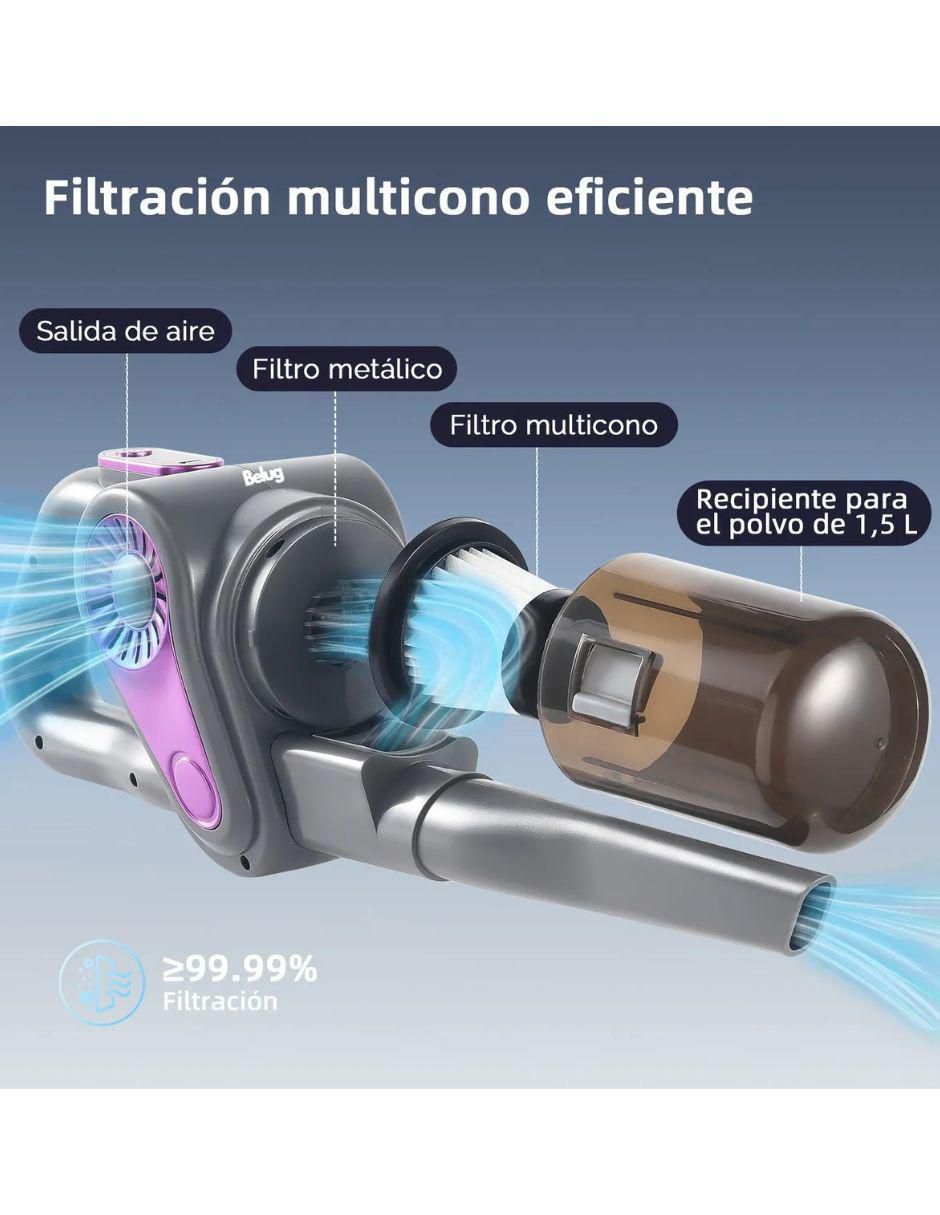 Aspiradora de mano 1.2 litros 4