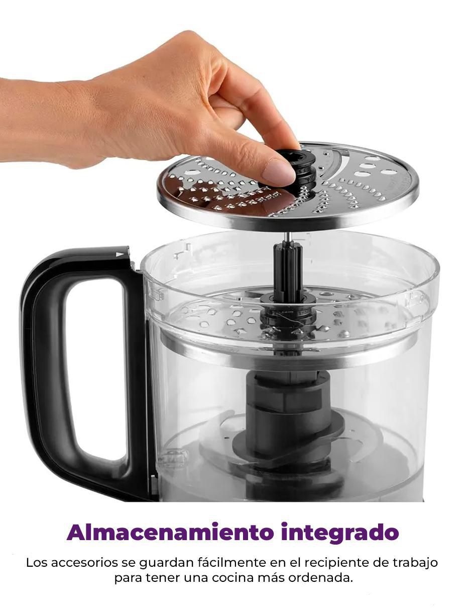 Procesador de alimentos cuchillas de acero inoxidable 5