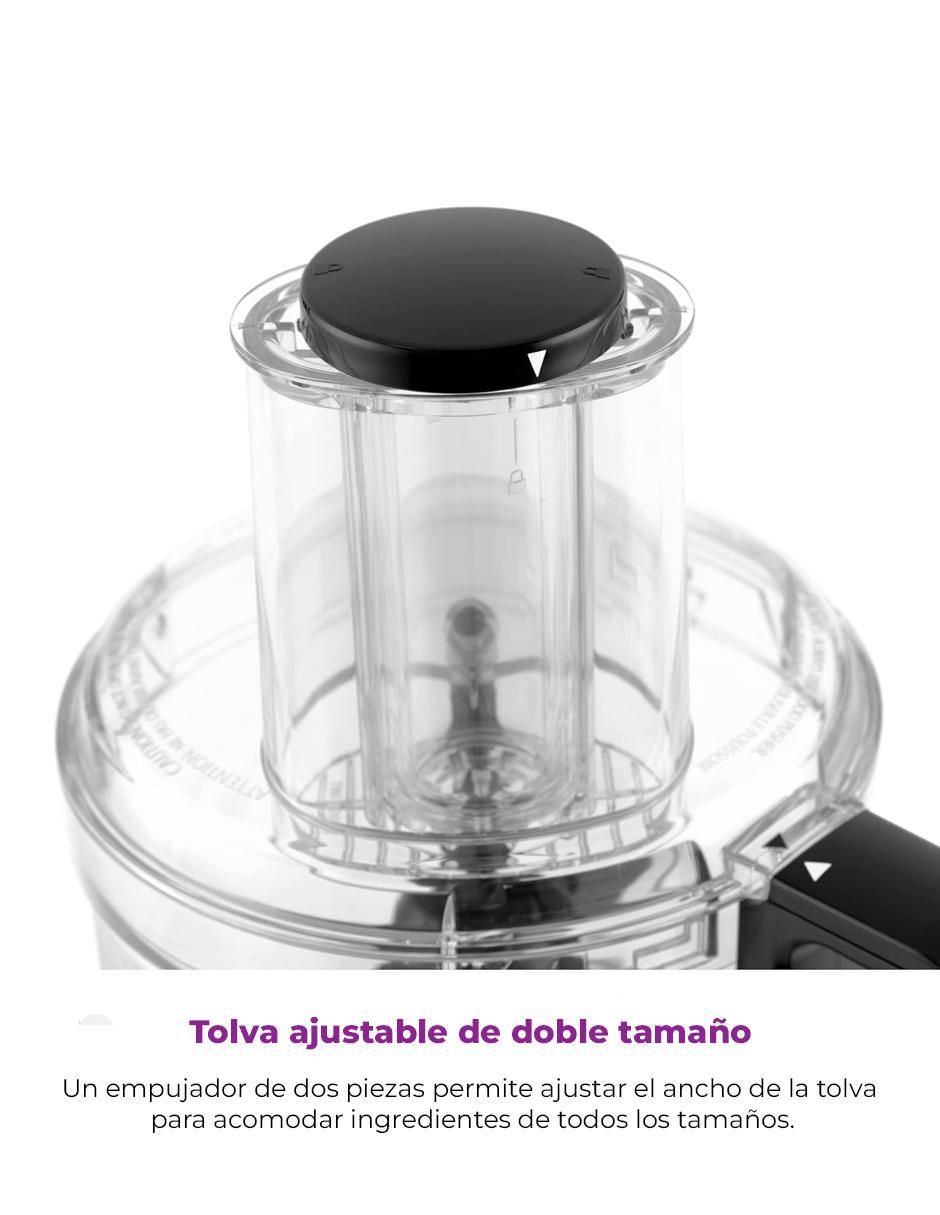 Procesador de alimentos cuchillas de acero inoxidable 6