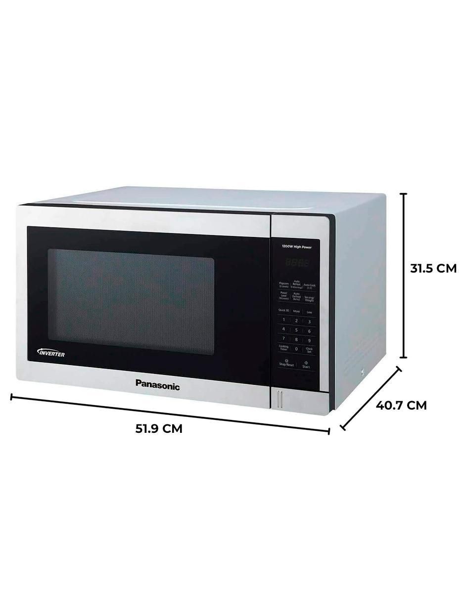 Horno de microondas convencional modelo NN-CS678C de 1.3 pies cúbicos 4