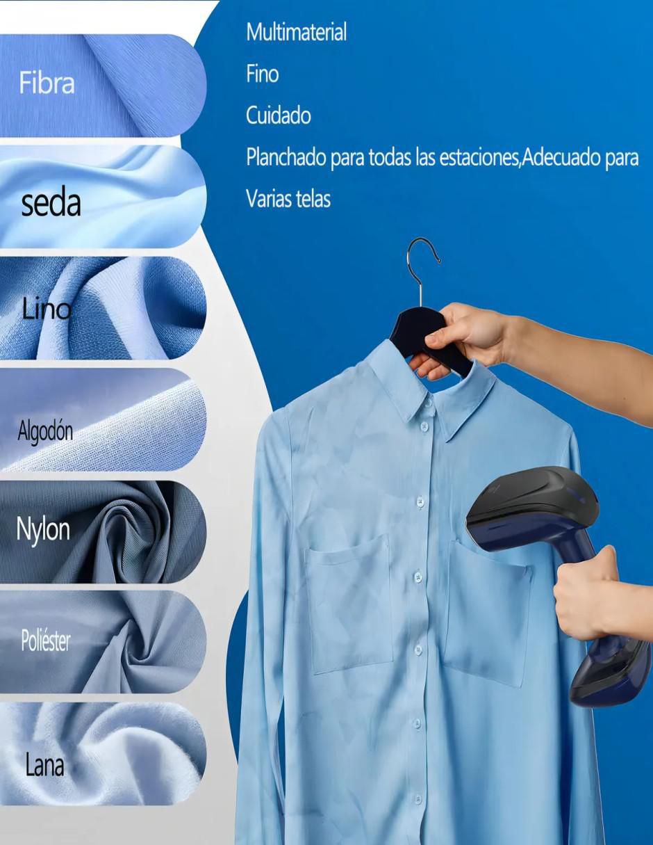 Plancha de vapor suela acero inoxidable 6