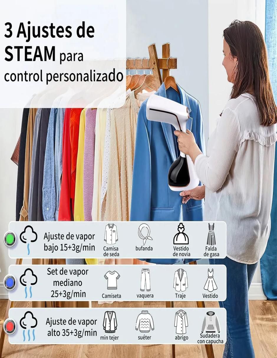 Set plancha plancha de vapor suela acero inoxidable 6