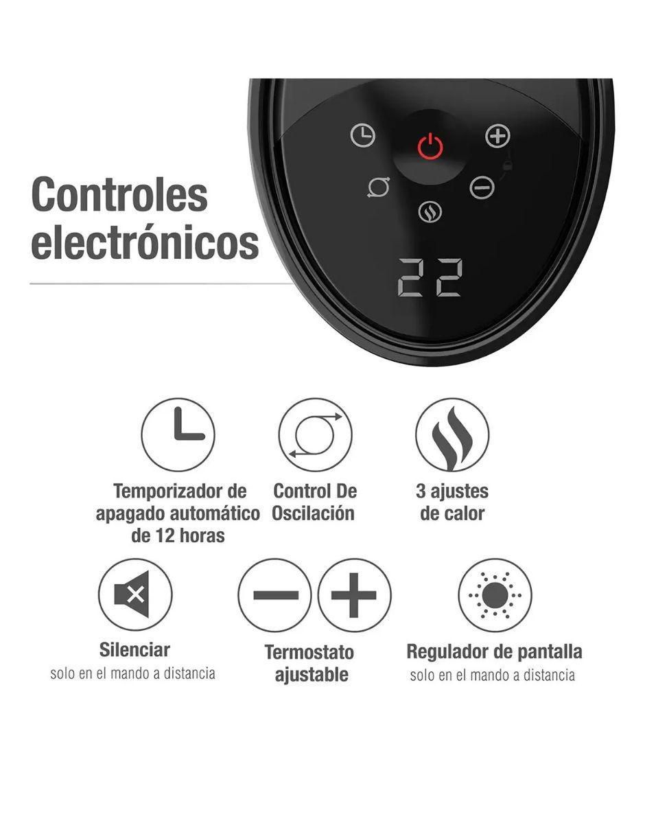 Calefactor torre cerámico eléctrico de 100 V - 120 V 4