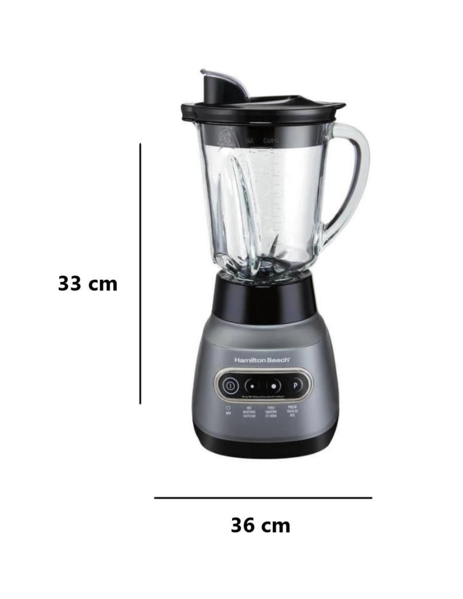 Licuadora 58181J-GRIS 2 velocidades 6