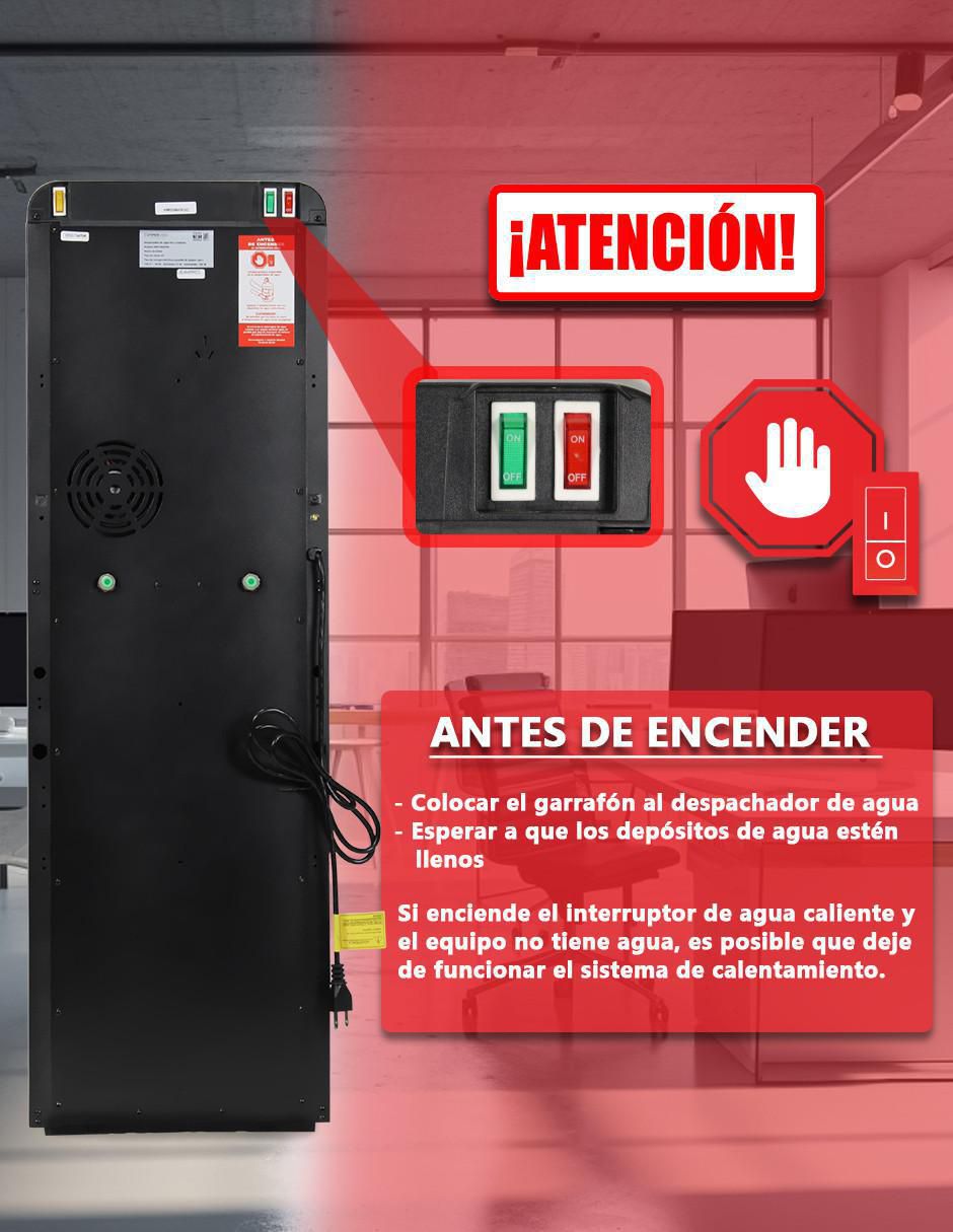 Dispensador de agua eléctrico ONYXWATER 7